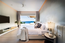 Master bedroom with stunning view